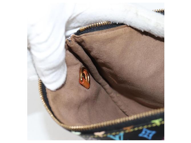 LOUIS VUITTON Pochette GM Monogramma Multicolore Nero M60027 LV Auth 127036V - vista 21