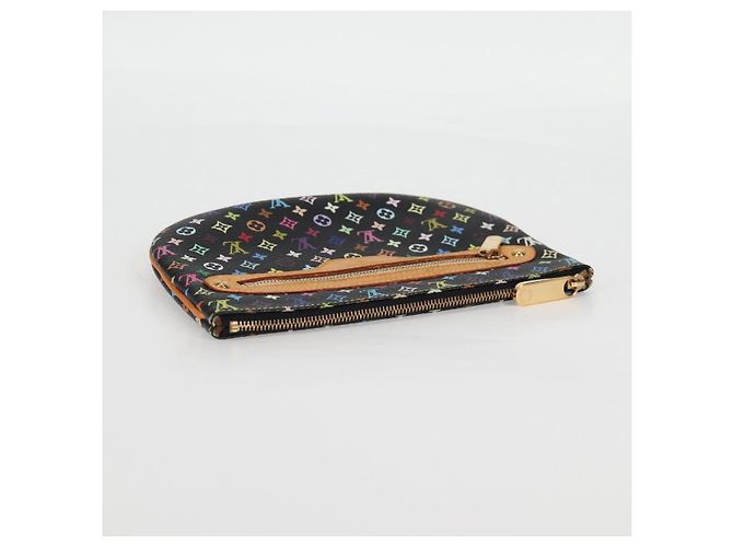 LOUIS VUITTON Pochette GM Monogramma Multicolore Nero M60027 LV Auth 127036V - vista 5