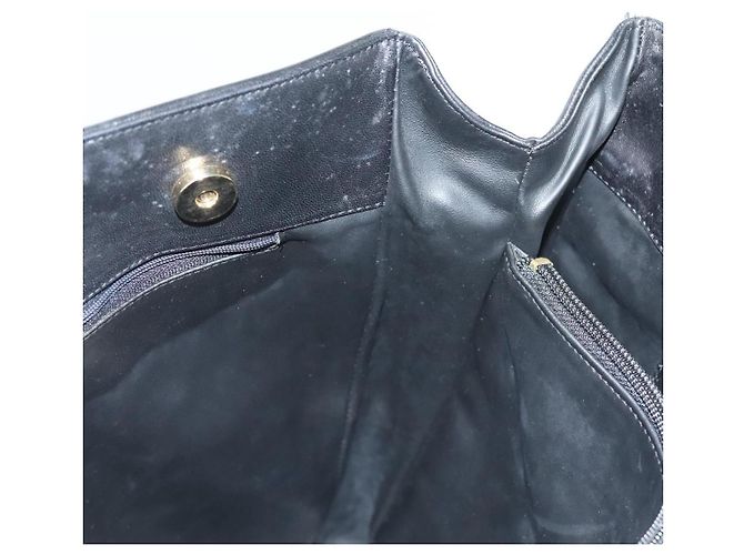 BALLY Borsa Tote Trapuntata in Pelle Nera Oro Auth BA2680 Nero D'oro - vista 18
