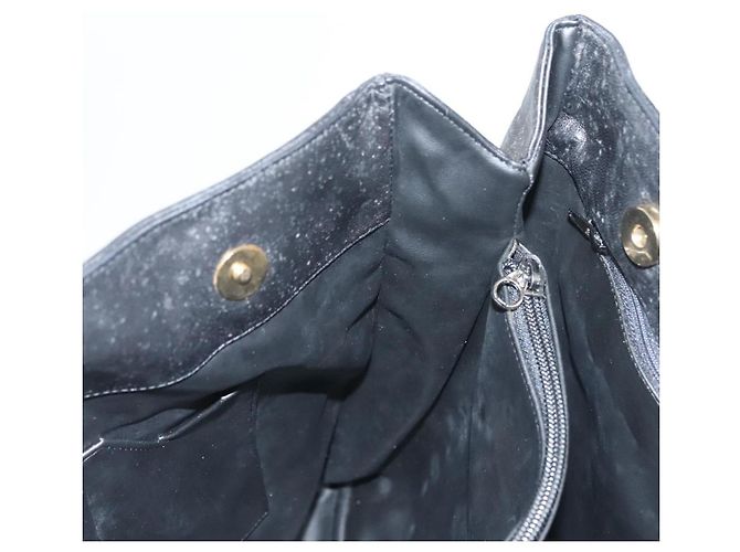 BALLY Borsa Tote Trapuntata in Pelle Nera Oro Auth BA2680 Nero D'oro - vista 21