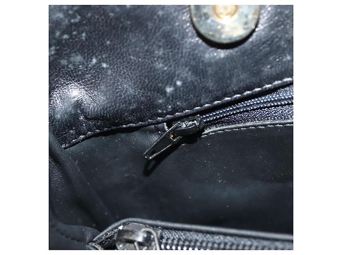 BALLY Borsa Tote Trapuntata in Pelle Nera Oro Auth BA2680 Nero D'oro - vista 23