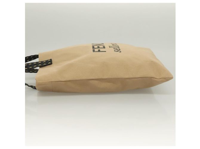 FENDI Celeria Handtasche aus Canvas Beige Auth hk2789 - Ansicht 4