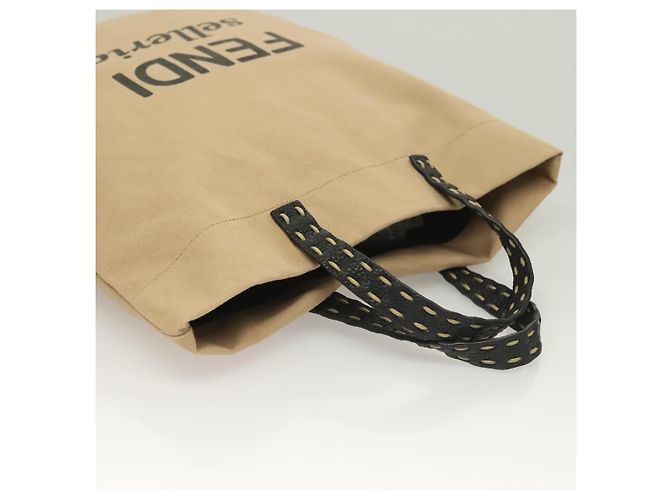 FENDI Celeria Handtasche aus Canvas Beige Auth hk2789 - Ansicht 6