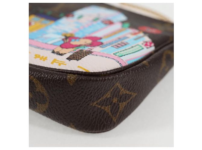 LOUIS VUITTON Monogram Vivienne Mini Pochette Accessoires M81637 LV Auth ac3839M - view 15