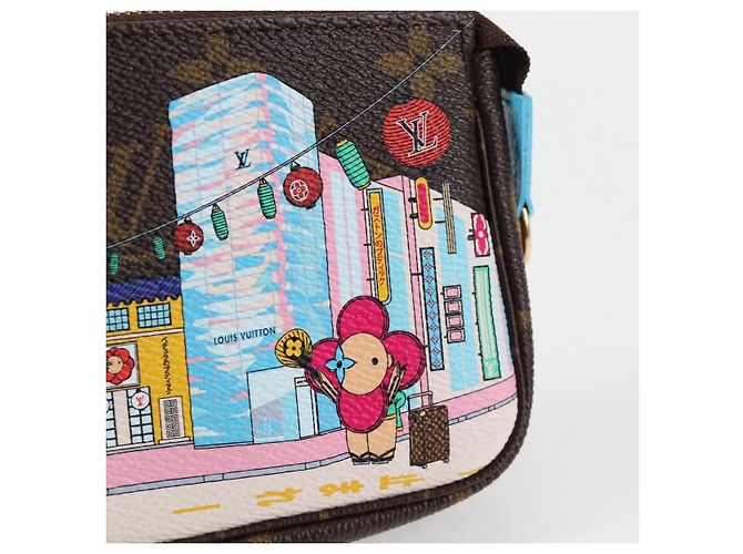 LOUIS VUITTON Monogram Vivienne Mini Pochette Accessoires M81637 LV Auth ac3839M - view 19