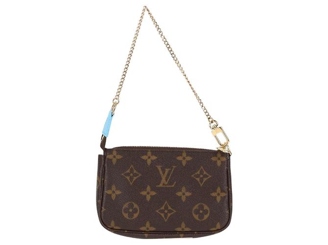 LOUIS VUITTON Monogram Vivienne Mini Pochette Accessoires M81637 LV Auth ac3839M - view 2
