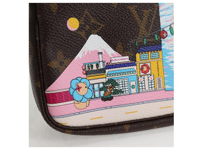 LOUIS VUITTON Monogram Vivienne Mini Pochette Accessoires M81637 LV Auth ac3839M - view 20