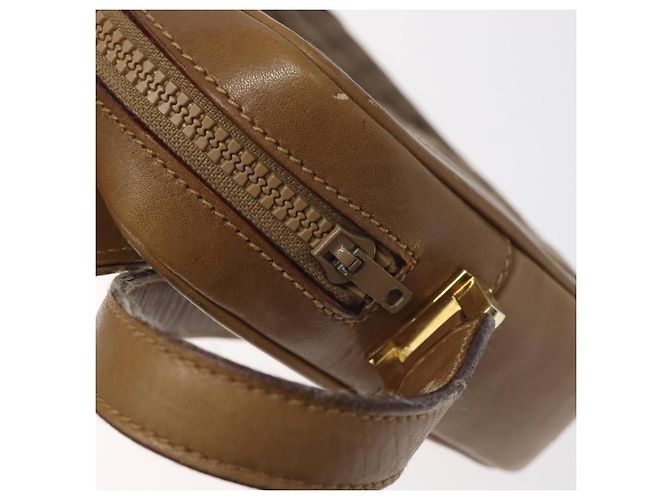 Borsa a Spalla Micro GG in Tela Gucci Marrone Oro Auth BA2829 D'oro - vista 16