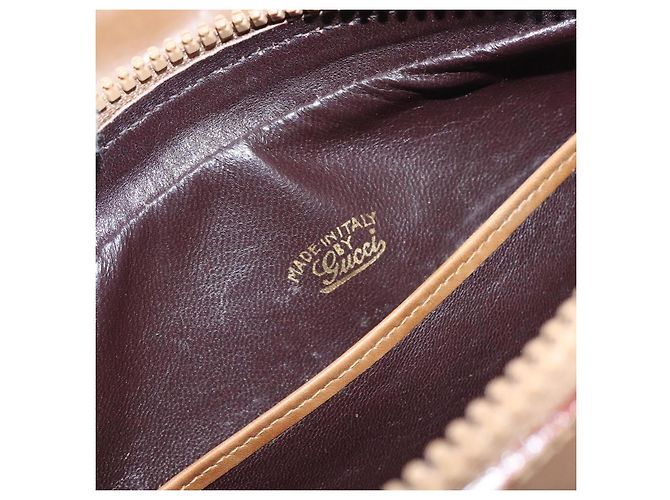 Borsa a Spalla Micro GG in Tela Gucci Marrone Oro Auth BA2829 D'oro - vista 17
