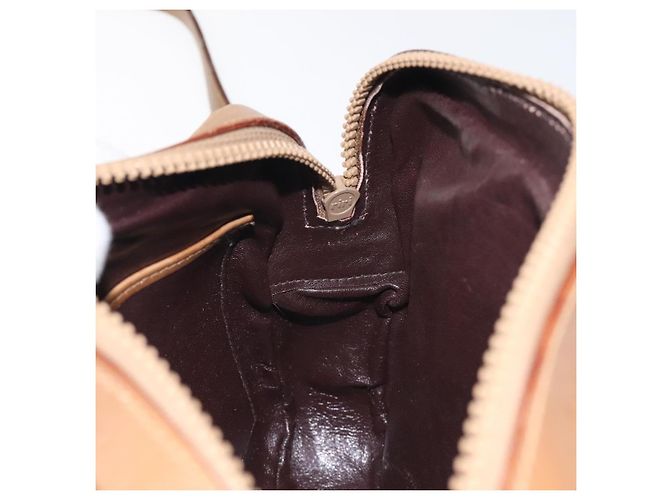 Borsa a Spalla Micro GG in Tela Gucci Marrone Oro Auth BA2829 D'oro - vista 19