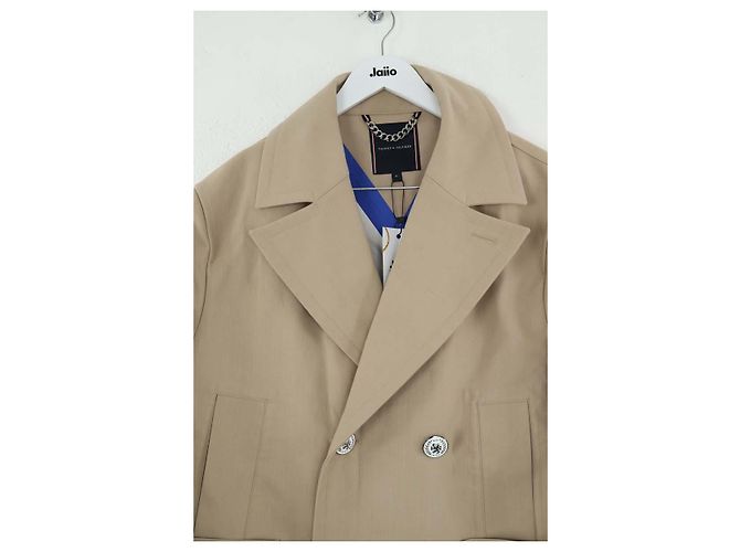 Tommy Hilfiger Giacca in cotone beige - vista 2