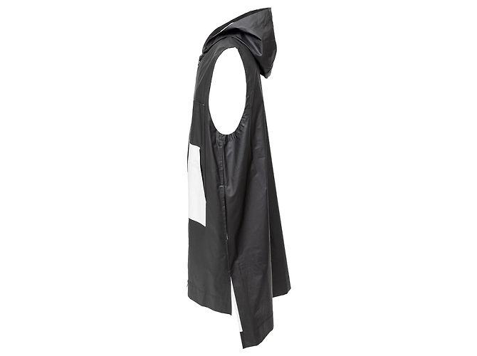 Y3 Giacca lunga con cappuccio Y-3 Nero - vista 3