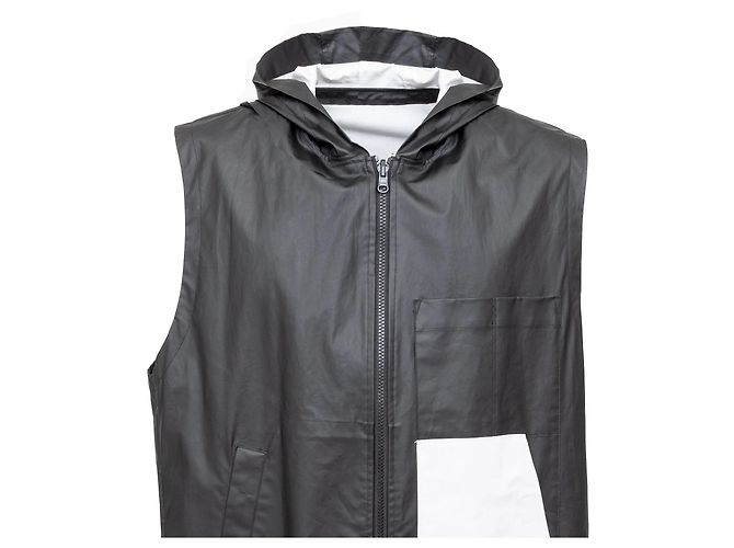Y3 Giacca lunga con cappuccio Y-3 Nero - vista 5