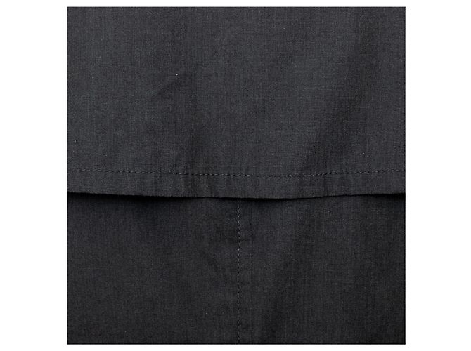 Prada Kurzmantel Trench Anthrazit Kevlar Mischung Grau - Ansicht 14