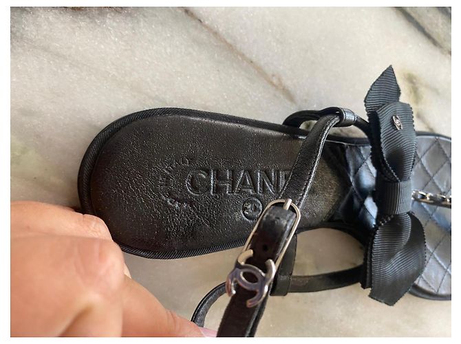 Sandali Chanel Nero - vista 2