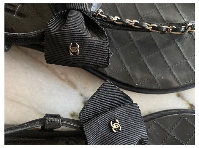 Sandali Chanel Nero - vista 4