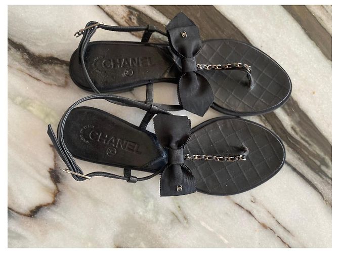 Sandali Chanel Nero - vista 5