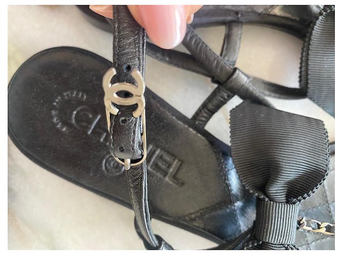 Sandali Chanel Nero - vista 6
