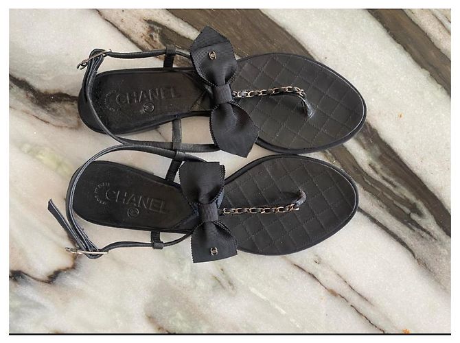 Sandali Chanel Nero - vista 7