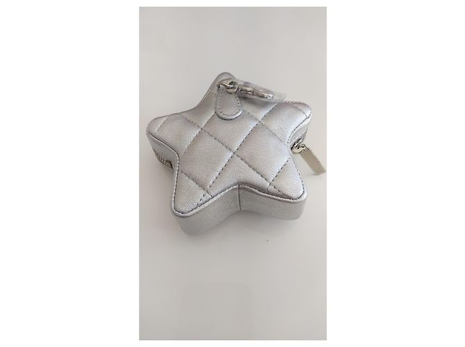 cartera estrella Chanel Plata - vista 2