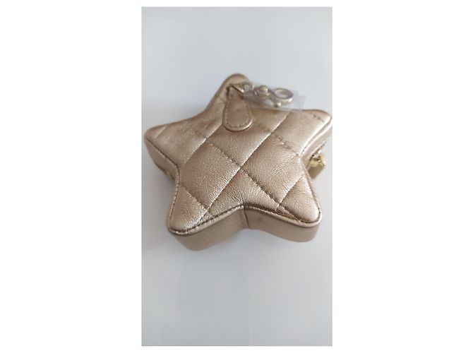 cartera estrella Chanel Dorado - vista 2