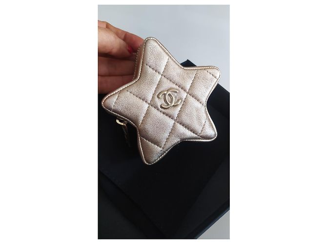 cartera estrella Chanel Dorado - vista 3