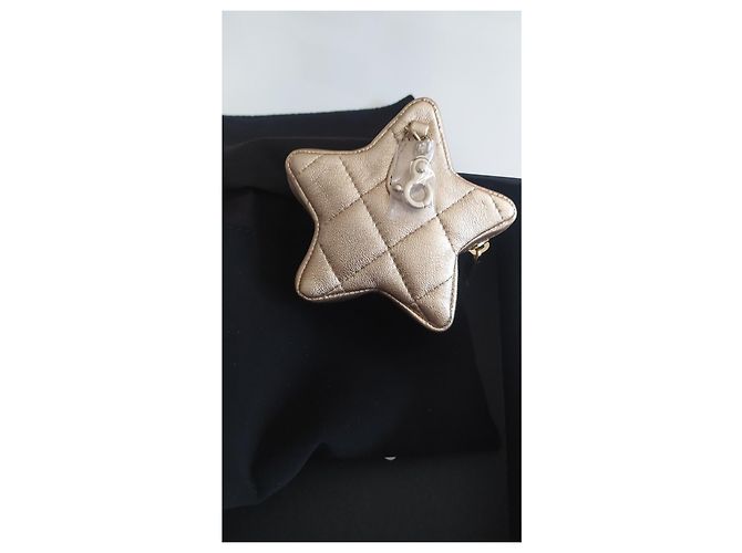 cartera estrella Chanel Dorado - vista 4