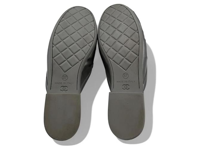 Chanel Sabot Argento - vista 3