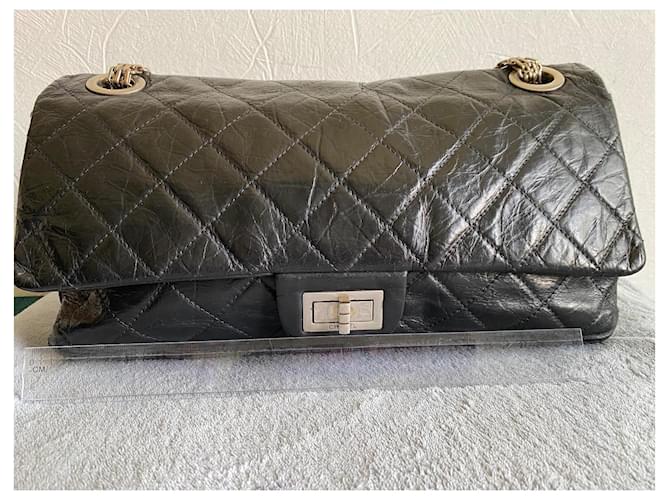 Chanel 2.55 Maxi (228) Nero - vista 3