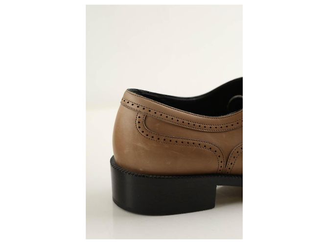 Bottega Veneta Scarpe stringate in pelle marrone - vista 3