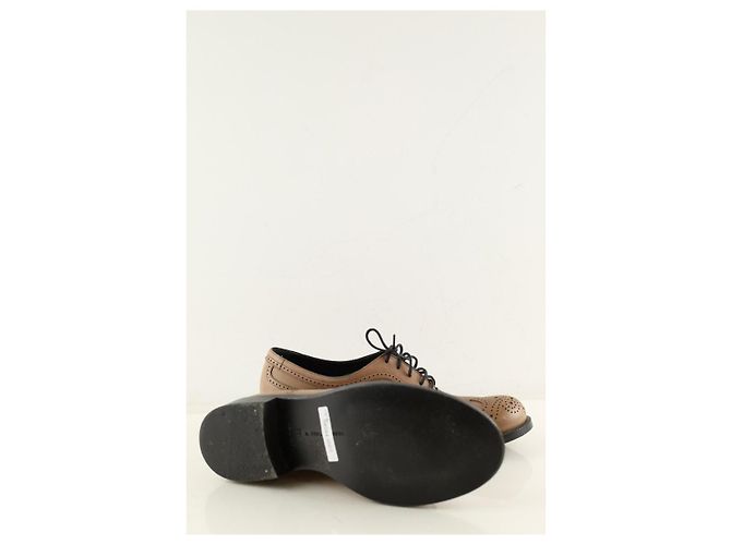 Bottega Veneta Scarpe stringate in pelle marrone - vista 6