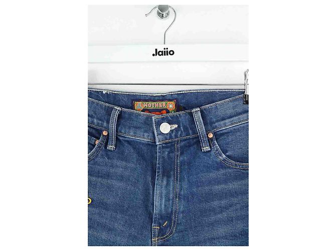 Autre Marque Mini pantaloni corti in cotone blu - vista 2