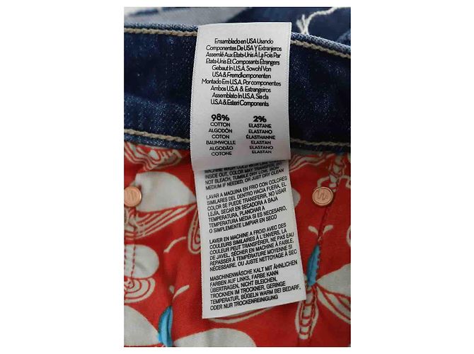Autre Marque Mini pantaloni corti in cotone blu - vista 6