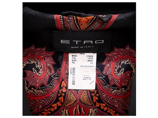 Blazer bordado Etro Negro - vista 13