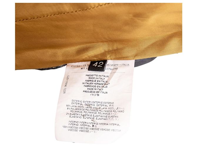 Blazer bordado Etro Negro - vista 15