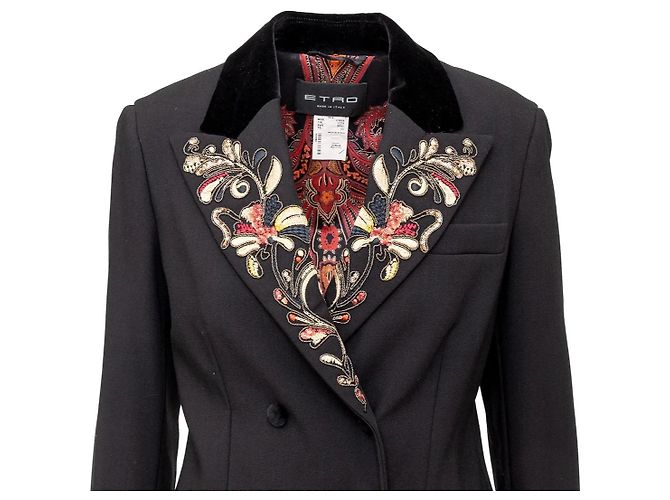 Blazer bordado Etro Negro - vista 4