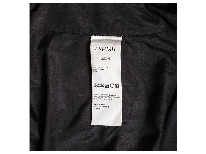 Autre Marque Ashish Pailletten Bomberjacke Grün - Ansicht 15