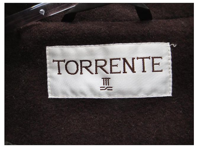 Abrigo Torrente de lana marrón oscuro XL - vista 3