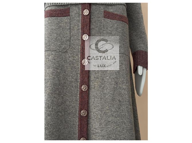 Chanel Entspanntes beiges Kaschmir-Ensemble Paris / Rom - Ansicht 6
