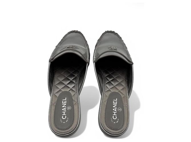 Mule argento di Chanel - vista 4