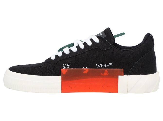 Off White Sneaker basse in tela vulcanizzata Off-White Nero - vista 2