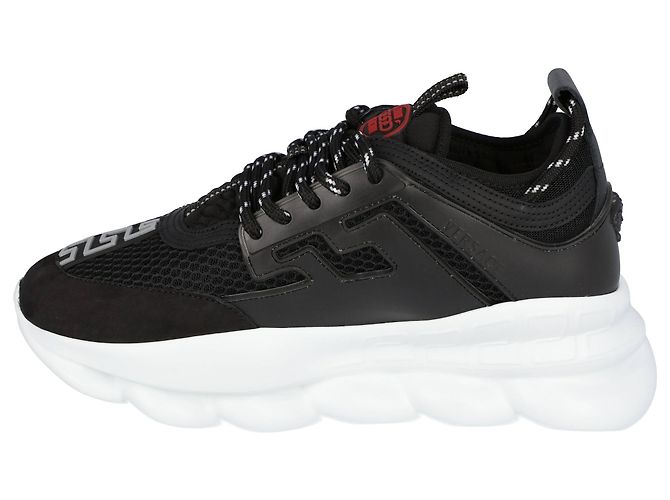Versace Sneaker reazione a catena nera - vista 2