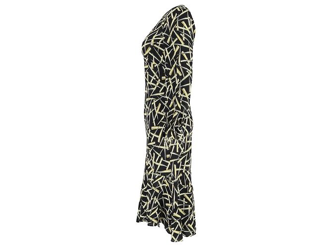 Abito midi stampato Diane Von Furstenberg in viscosa multicolore - vista 2