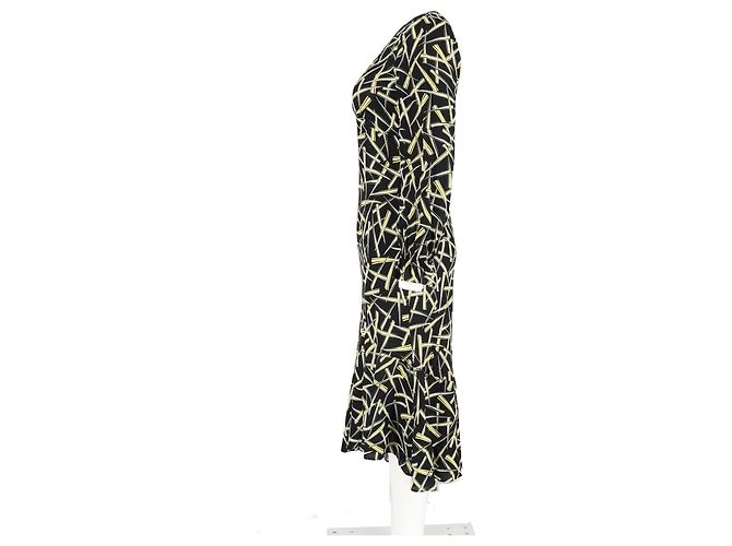 Abito midi stampato Diane Von Furstenberg in viscosa multicolore - vista 5