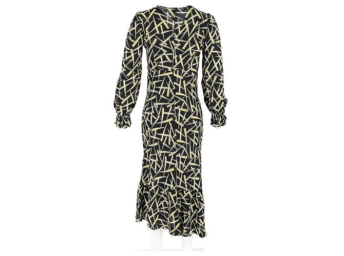 Abito midi stampato Diane Von Furstenberg in viscosa multicolore - vista 6