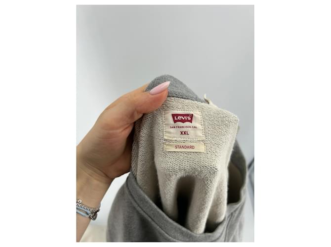 Felpa Levi's in cotone grigia XXL Grigio - vista 3