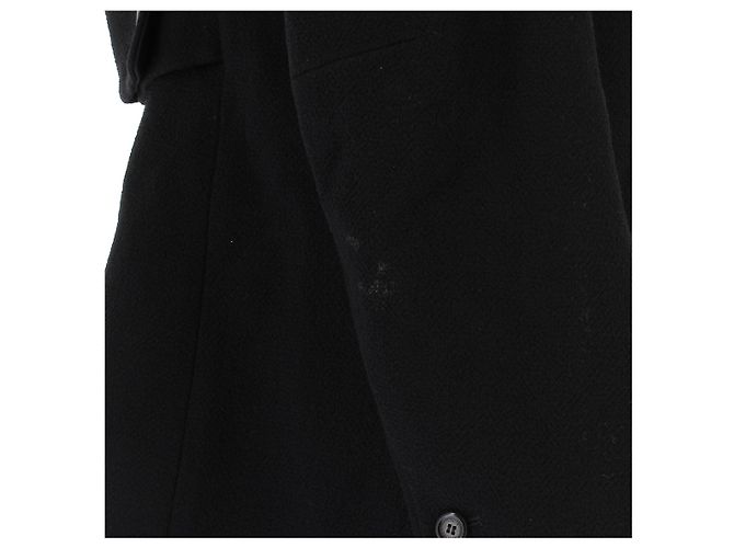 Louis Vuitton Schwarzer Wollmantel - Ansicht 5