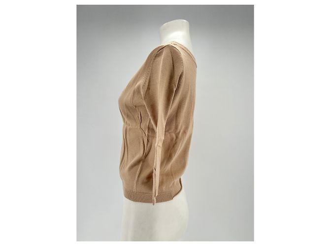 Zadig & Voltaire Cardigan beige Baumwolle 3/4 Ärmel - Ansicht 4