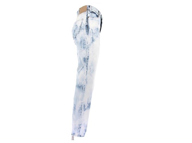 Jeans Tie Dye Céline Azul y Blanco - vista 3