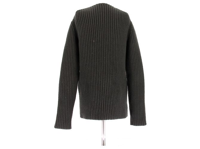 Lanvin Wollcardigan in Khaki mit Reißverschluss - Ansicht 2